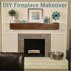 DIY Fireplace Makeover